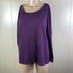 Old Navy women’s long sleeve purple shirt size large
